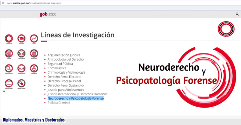 Doctorado neuroderecho y psicopatologia forense