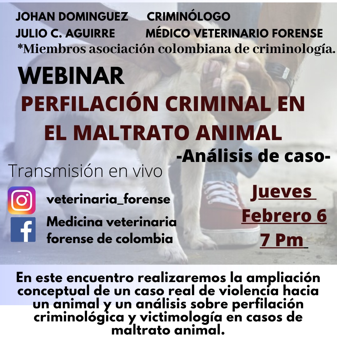 Perfilación criminal en maltrato animal I