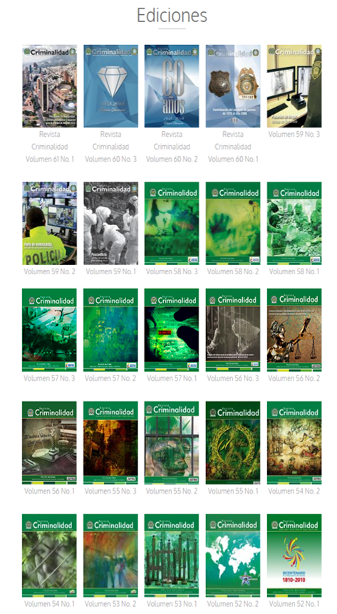 Revista criminalidad dos